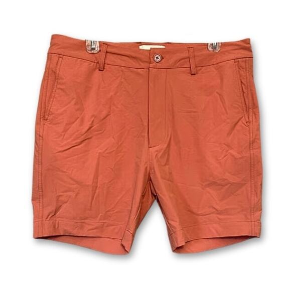 Create Unison Bermuda Shorts Convenient Zip Drawstring Closure Pink Men's M NWOT - Picture 1 of 9